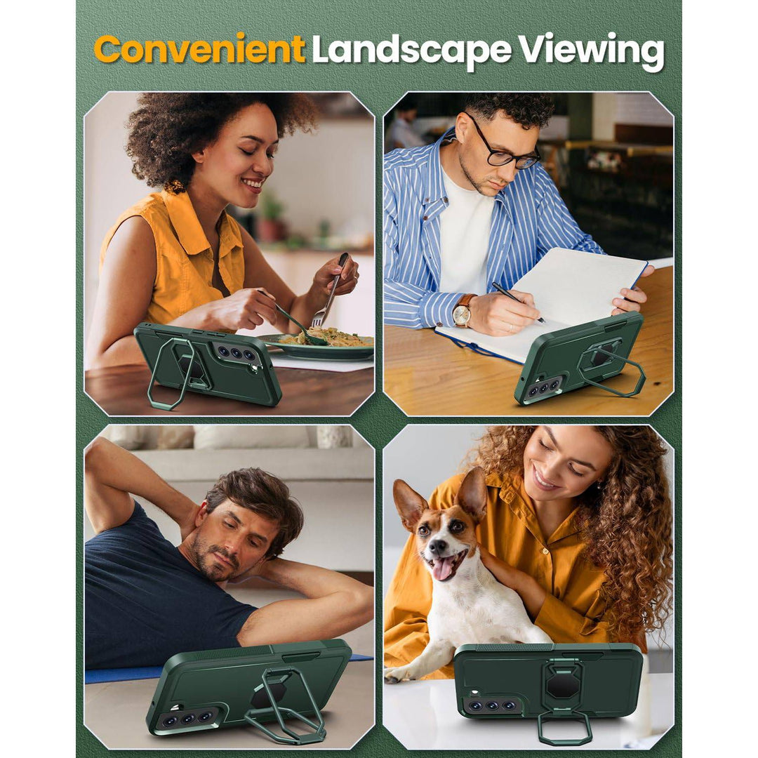 Galaxy S22 Shield Stand Case - DOKUTRONIX