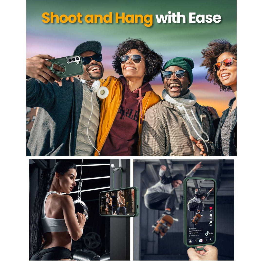 Galaxy S22 Shield Stand Case - DOKUTRONIX