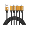 Gold 12 USB-C Fast Charge Cable Pack - 5 PCS