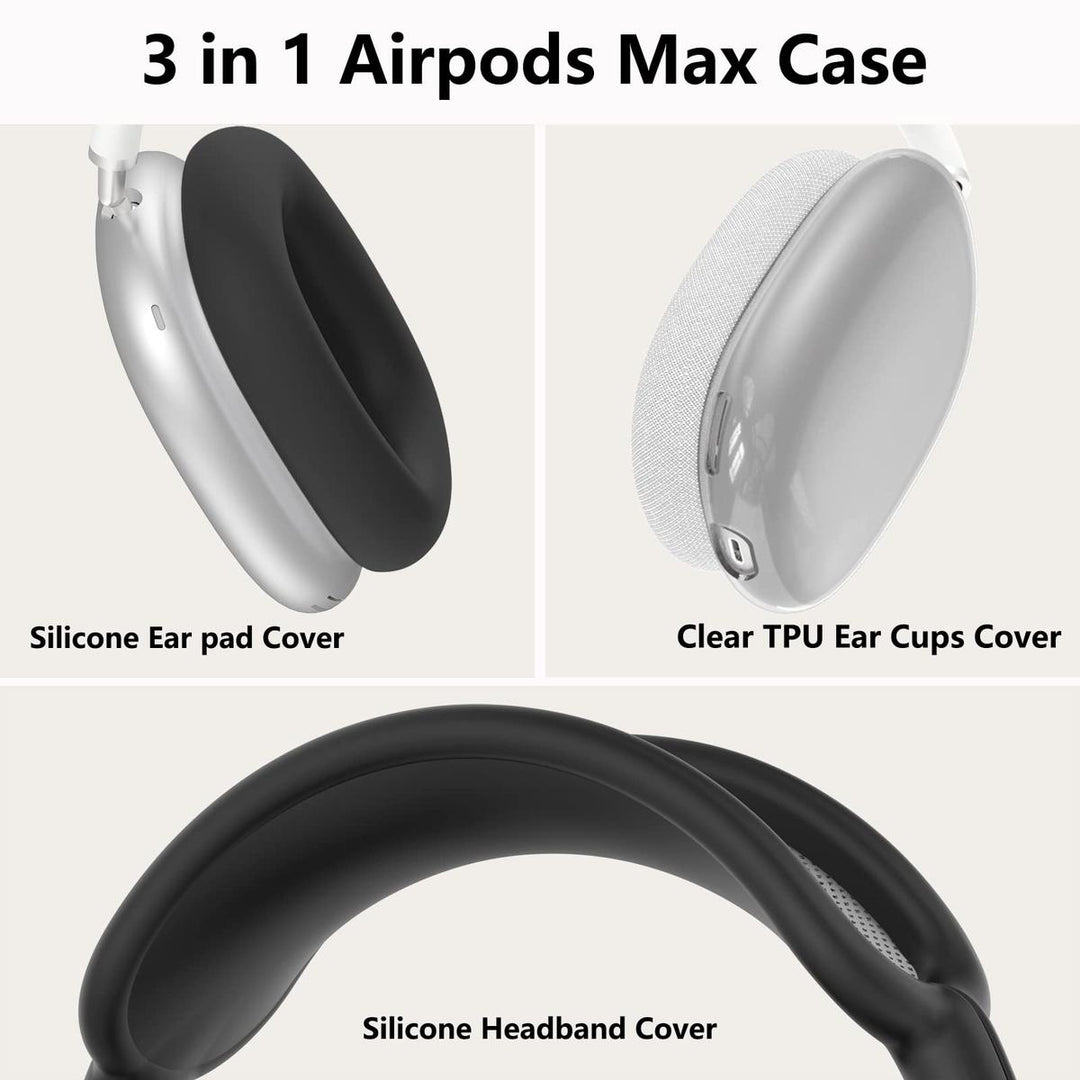 ClearGuard Silicone Case for AirPods Max - DOKUTRONIX