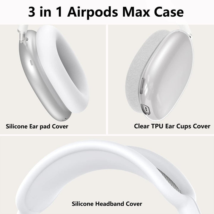 ClearGuard Silicone Case for AirPods Max - DOKUTRONIX