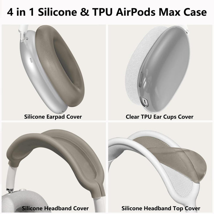 ClearGuard Silicone Case for AirPods Max - DOKUTRONIX