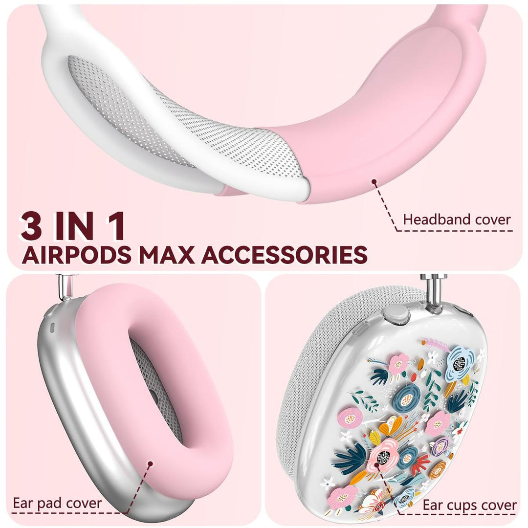 FlowerFlex AirPod Max Covers - DOKUTRONIX
