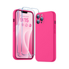 SilkShield Pink iPhone 13 Pro Max Case & Protector Set