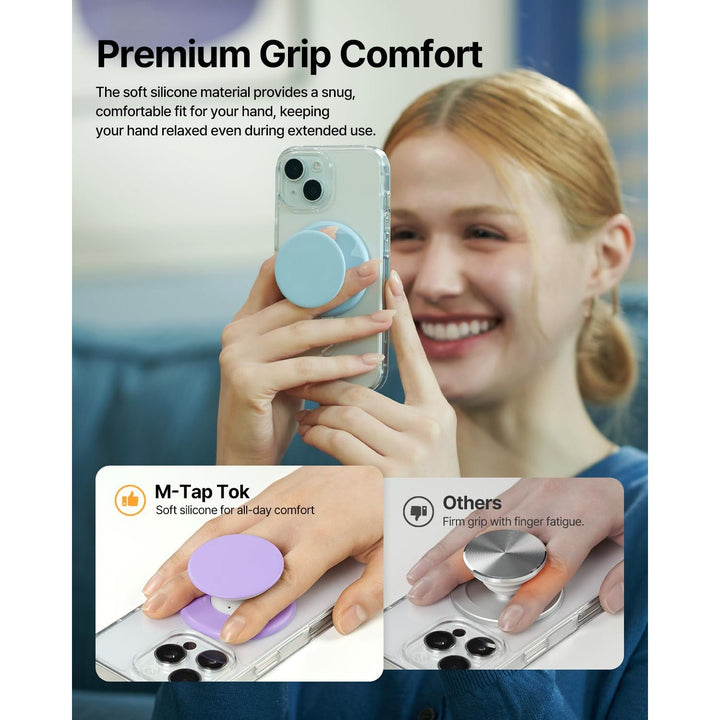 Sinjimoru M-Tap Grip: Soft Magnetic Finger Holder - DOKUTRONIX