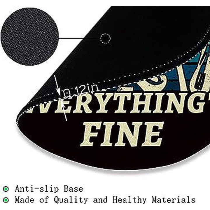 Skull Pad Round Mouse Mat - DOKUTRONIX