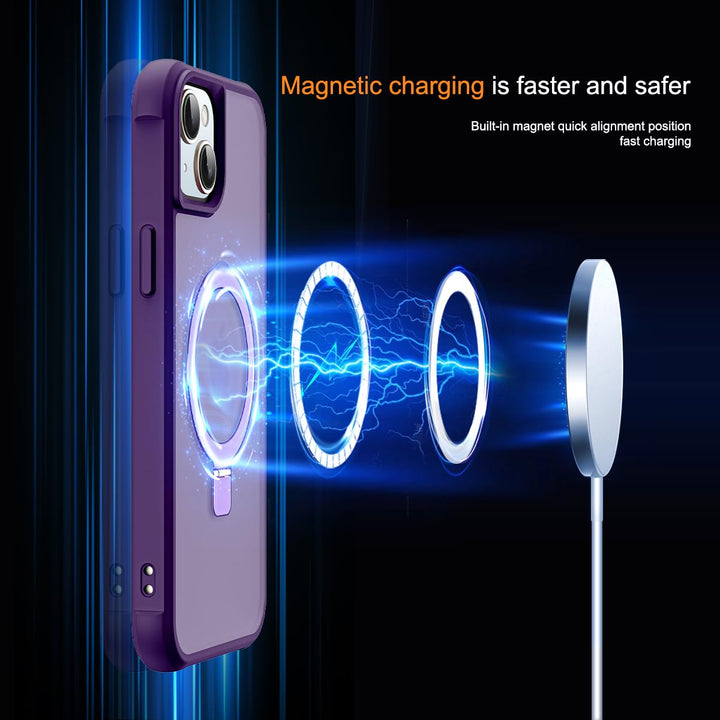 SKYLMW Purple MagSafe Case for iPhone 14 Plus - DOKUTRONIX