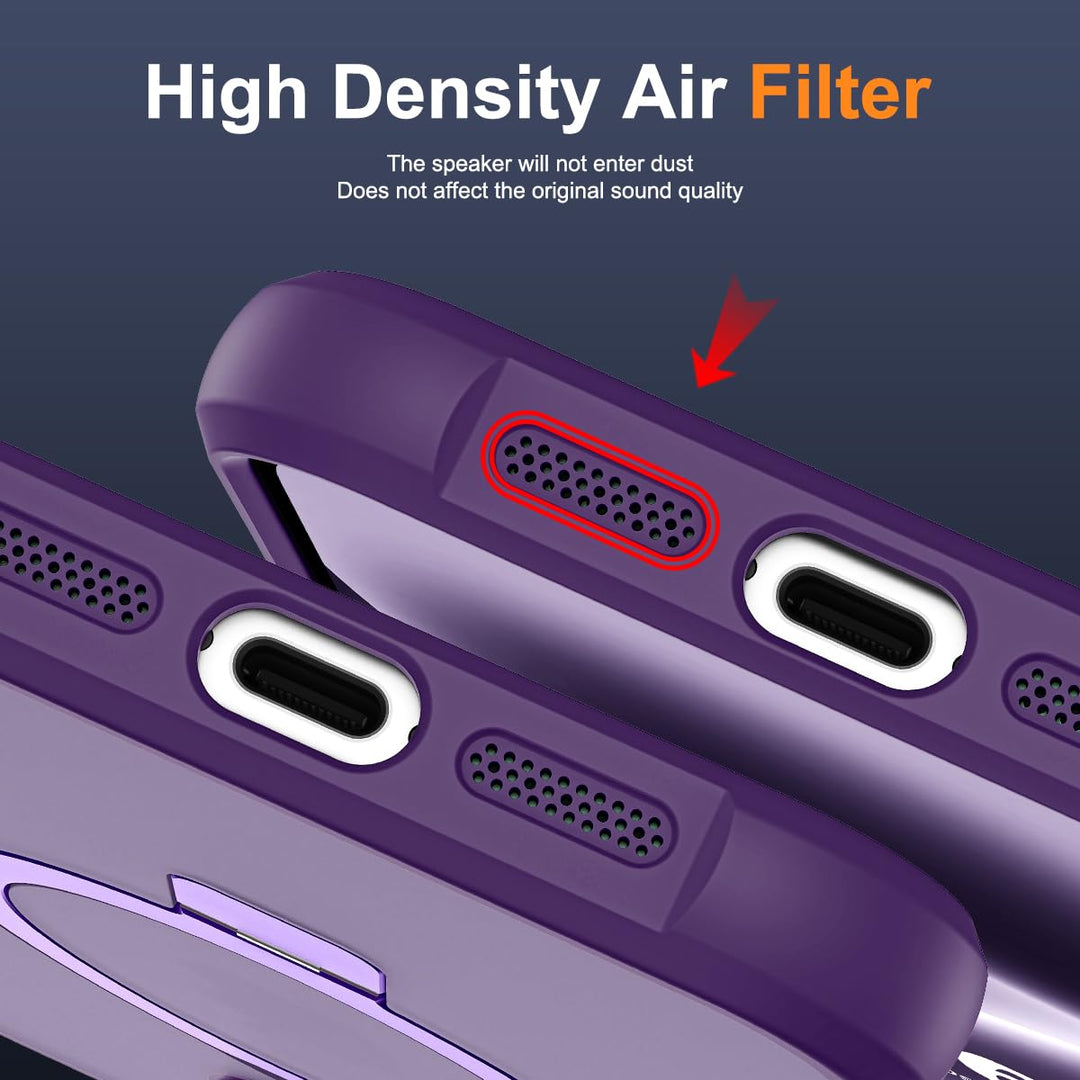 SKYLMW Purple MagSafe Case for iPhone 14 Plus - DOKUTRONIX