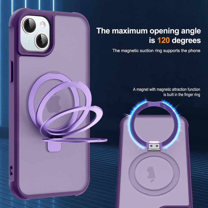 SKYLMW Purple MagSafe Case for iPhone 14 Plus - DOKUTRONIX