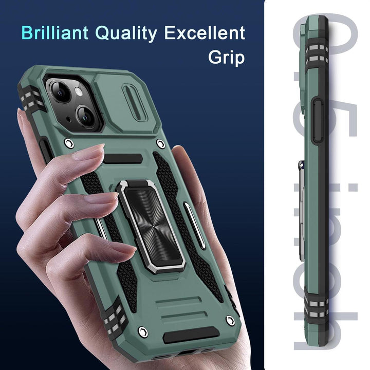 SlideShield 15+ iPhone Case - Olive Green - DOKUTRONIX
