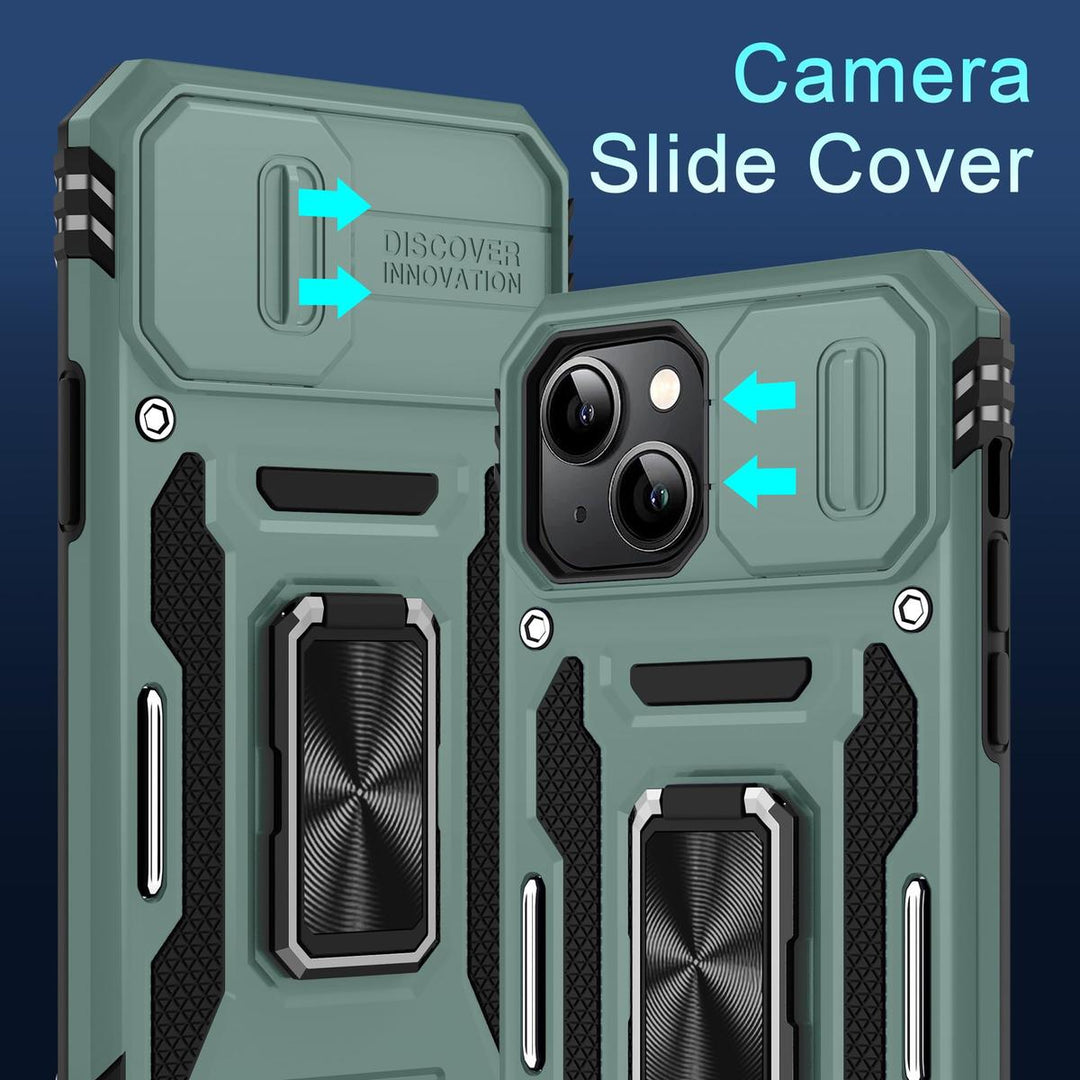 SlideShield 15+ iPhone Case - Olive Green - DOKUTRONIX