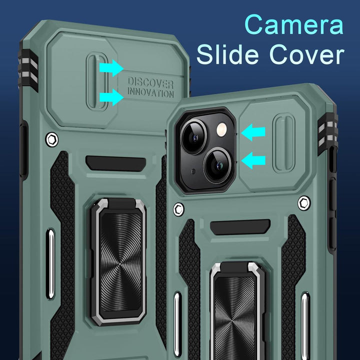 SlideShield 15+ iPhone Case - Olive Green - DOKUTRONIX