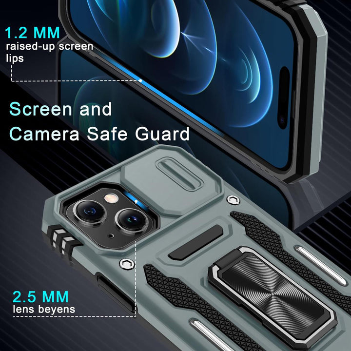 SlideShield 15+ iPhone Case - Olive Green - DOKUTRONIX