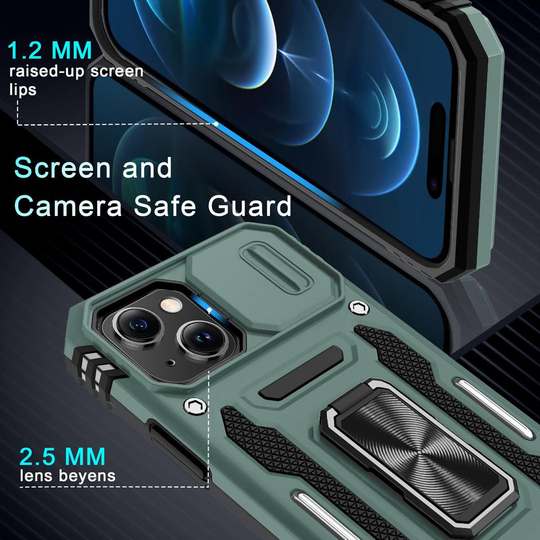 SlideShield 15+ iPhone Case - Olive Green - DOKUTRONIX