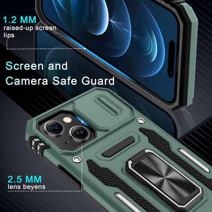 SlideShield 15+ iPhone Case - Olive Green - DOKUTRONIX