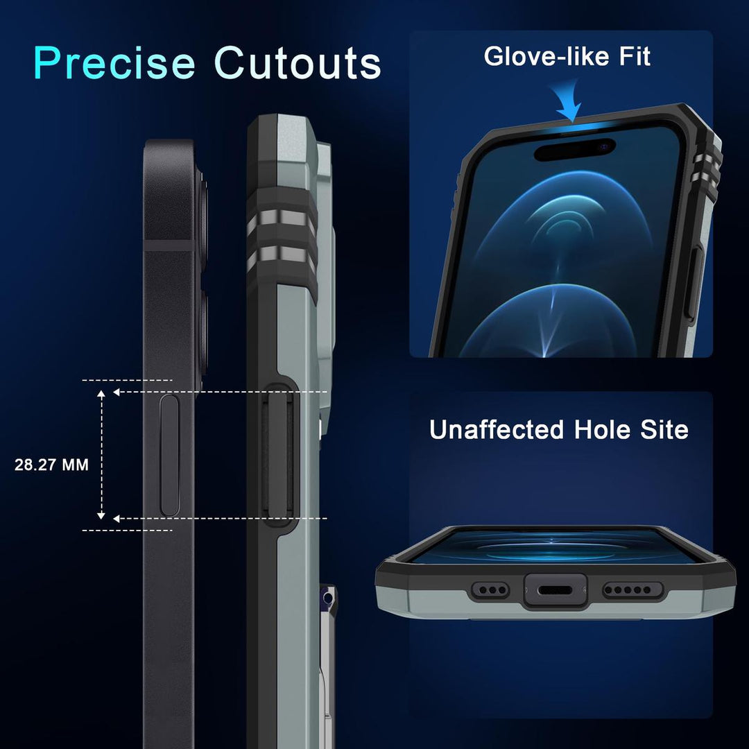 SlideShield 15+ iPhone Case - Olive Green - DOKUTRONIX