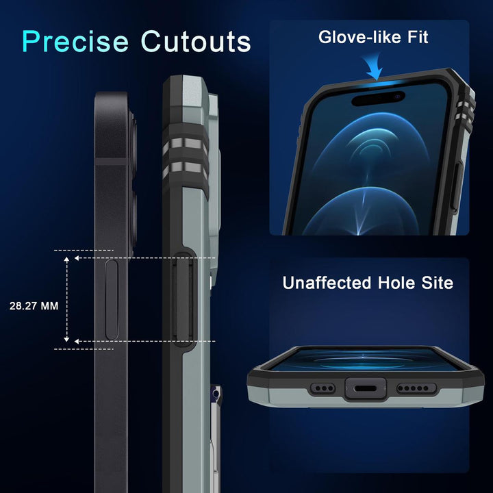 SlideShield 15+ iPhone Case - Olive Green - DOKUTRONIX