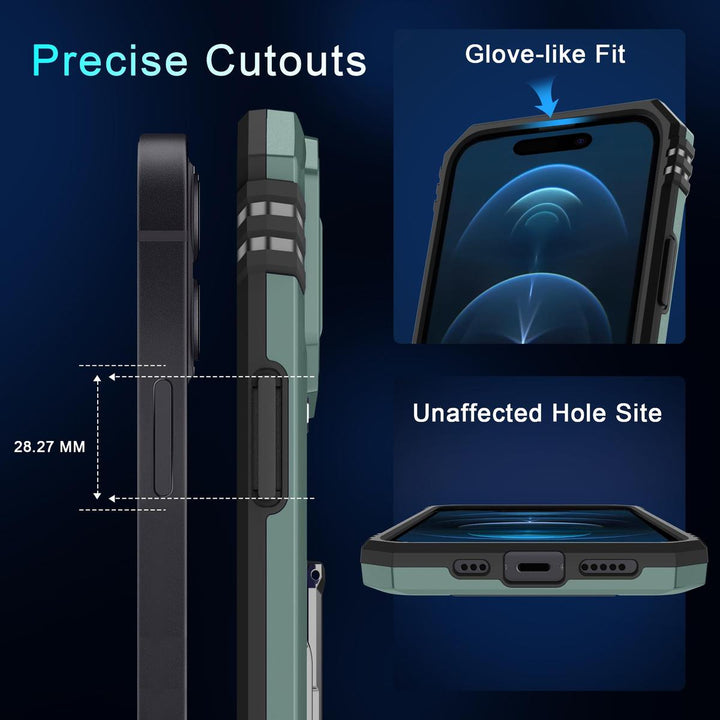 SlideShield 15+ iPhone Case - Olive Green - DOKUTRONIX