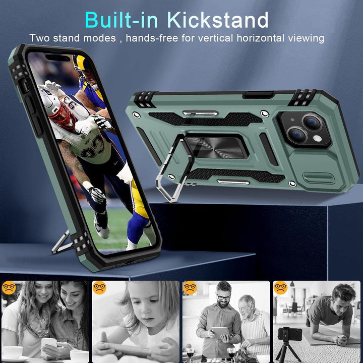 SlideShield 15+ iPhone Case - Olive Green - DOKUTRONIX