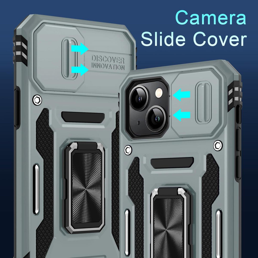 SlideShield 15+ iPhone Case - Olive Green - DOKUTRONIX