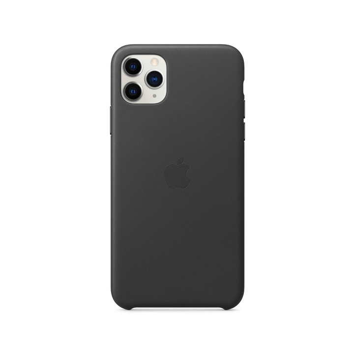 Slim Black Leather Case for iPhone 11 Pro Max - DOKUTRONIX