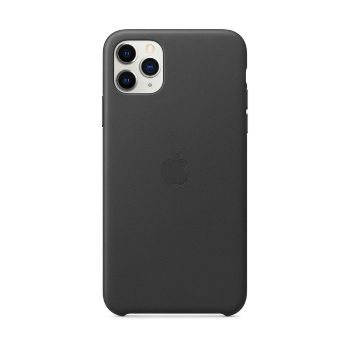 Slim Black Leather Case for iPhone 11 Pro Max - DOKUTRONIX