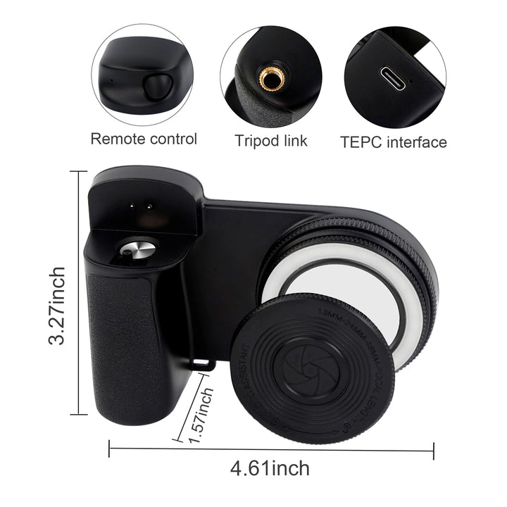 SnapLight ProGrip: Ultimate Camera Phone Accessory - DOKUTRONIX