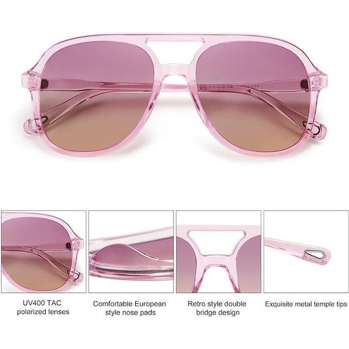 Sojos Retro Aviators: Classic Purple Gradient Style - DOKUTRONIX