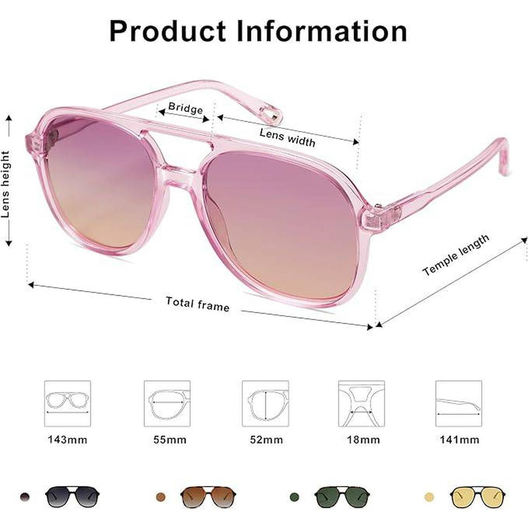 Sojos Retro Aviators: Classic Purple Gradient Style - DOKUTRONIX