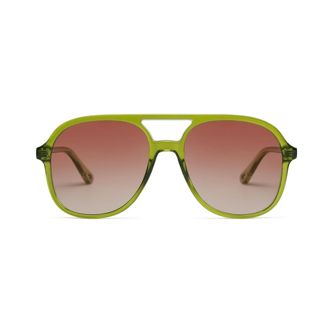 Retro Aviators: Green/Pink Gradient - DOKUTRONIX
