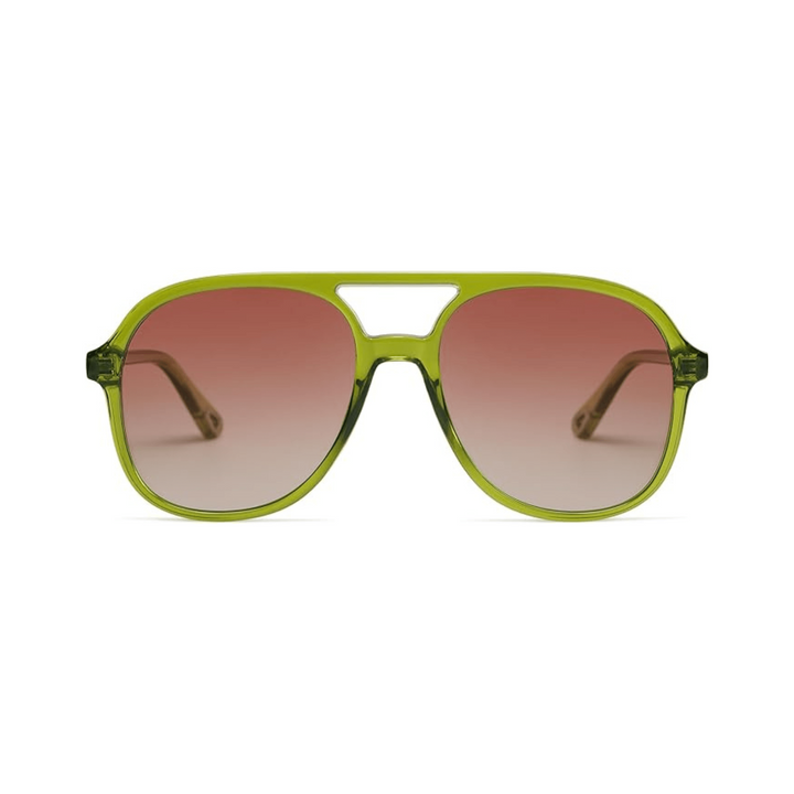 Retro Aviators: Green/Pink Gradient - DOKUTRONIX