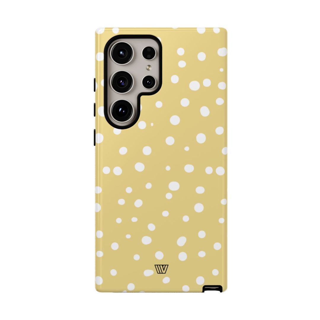 MUTED YELLOW DOTS | Tough Phone Case