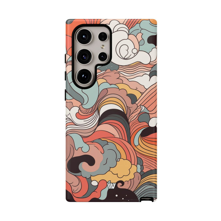 ABSTRACT DOODLE CLOUDS | Tough Phone Case