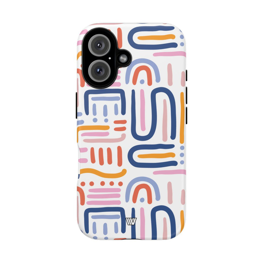 MEMPHIS BOLD LINES | Tough Phone Case