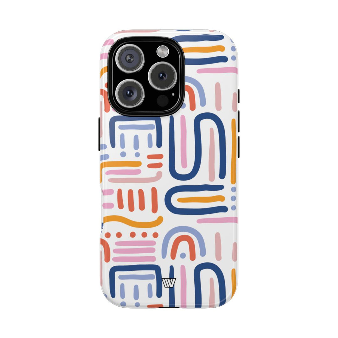 MEMPHIS BOLD LINES | Tough Phone Case