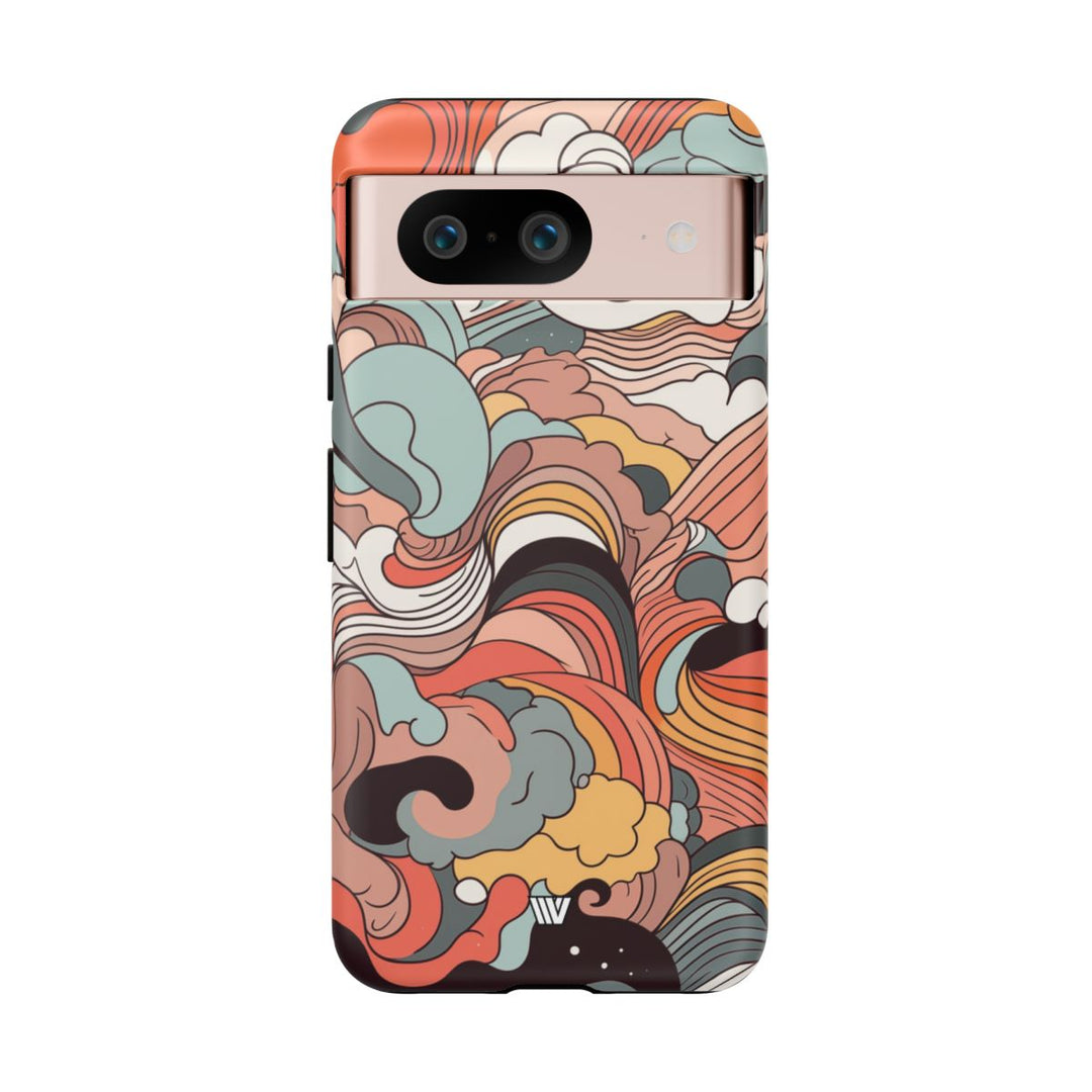 ABSTRACT DOODLE CLOUDS | Tough Phone Case