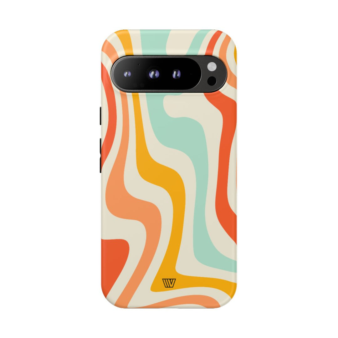 RETRO GROOVY SWIRLS | Tough Phone Case
