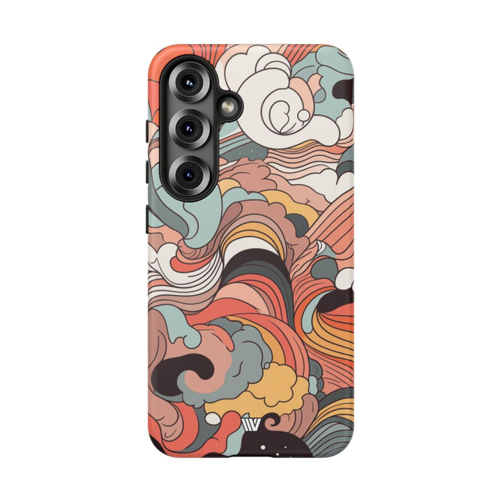 ABSTRACT DOODLE CLOUDS | Tough Phone Case