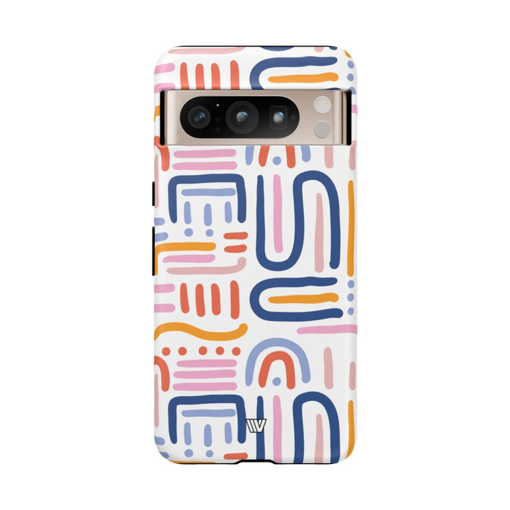 MEMPHIS BOLD LINES | Tough Phone Case