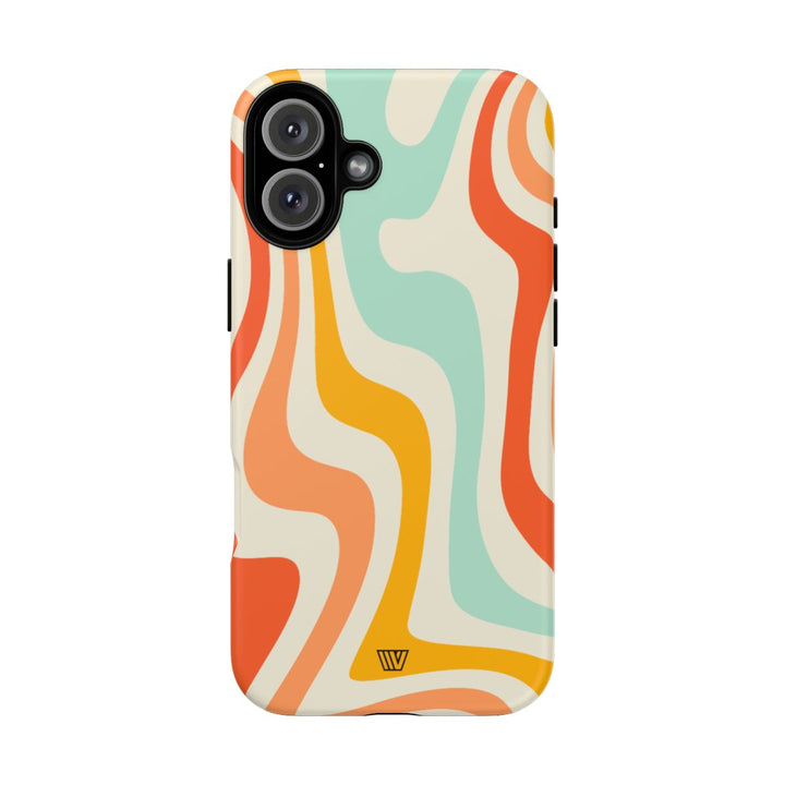 RETRO GROOVY SWIRLS | Tough Phone Case