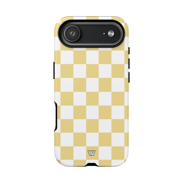 BANANA YELLOW CHECKERBOARD | Tough Phone Case