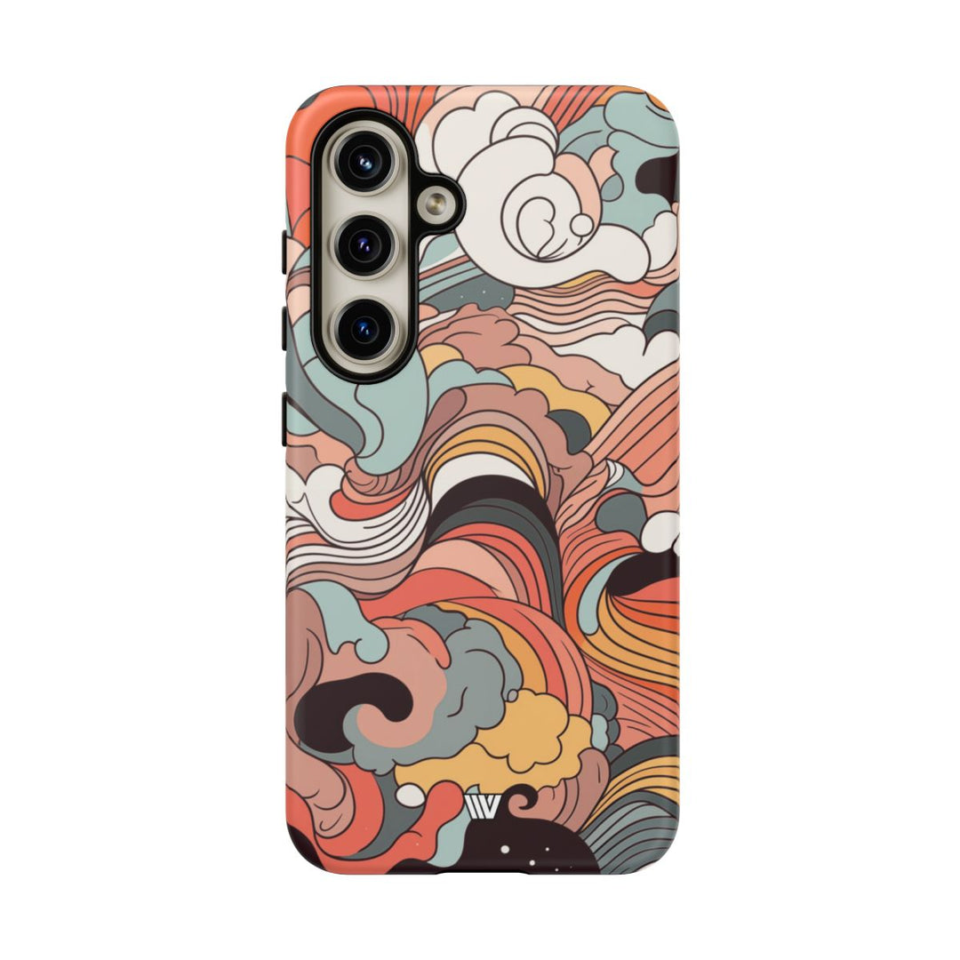ABSTRACT DOODLE CLOUDS | Tough Phone Case