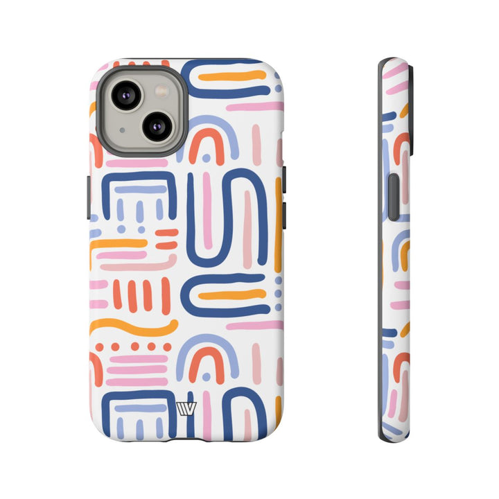 MEMPHIS BOLD LINES | Tough Phone Case