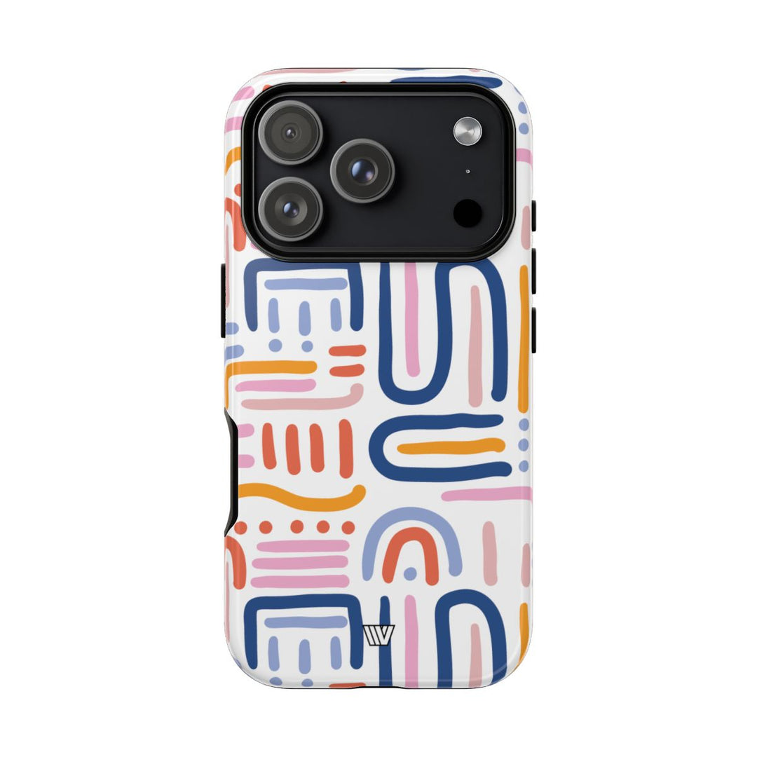 MEMPHIS BOLD LINES | Tough Phone Case