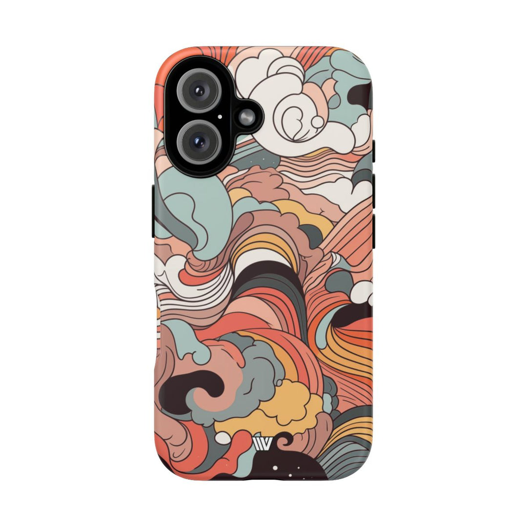 ABSTRACT DOODLE CLOUDS | Tough Phone Case