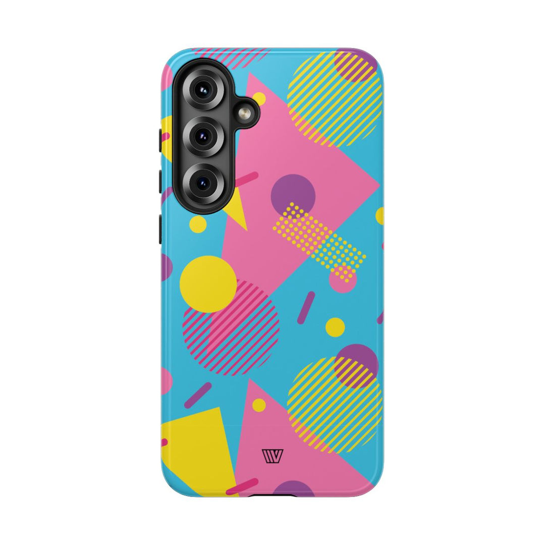 80s / 90s RETRO PATTERN LIGHT BLUE | Tough Phone Case