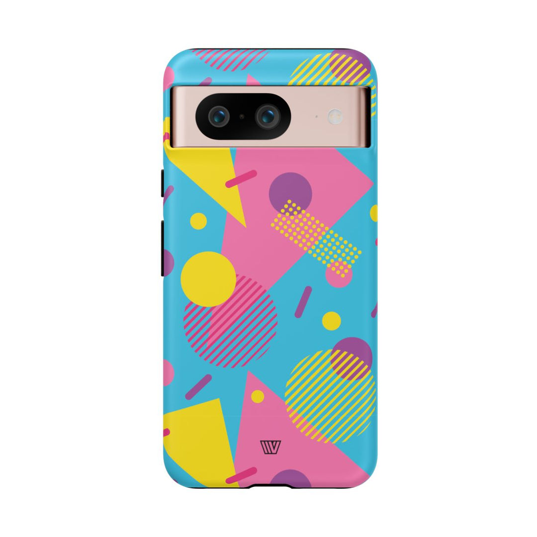 80s / 90s RETRO PATTERN LIGHT BLUE | Tough Phone Case