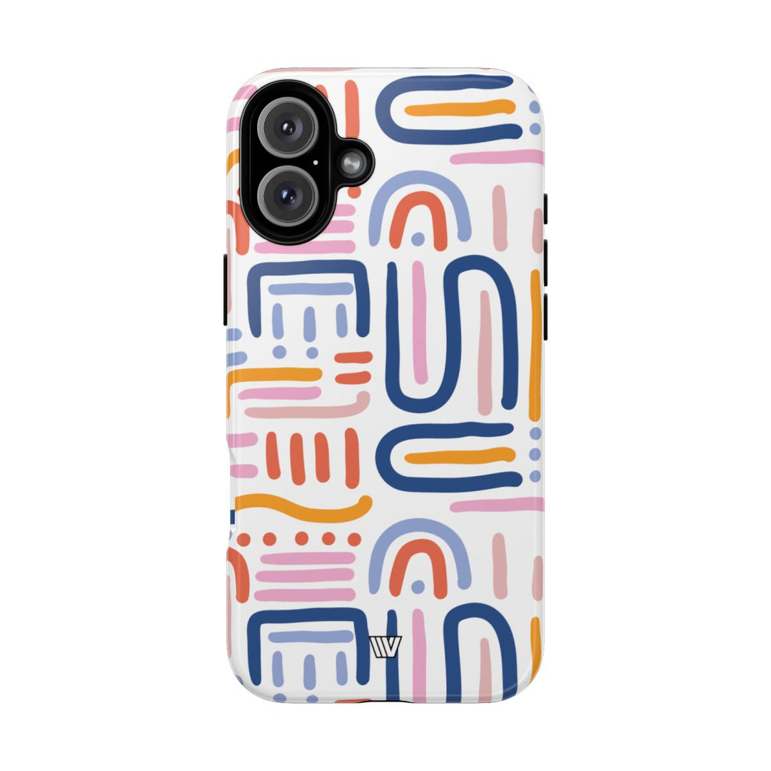 MEMPHIS BOLD LINES | Tough Phone Case