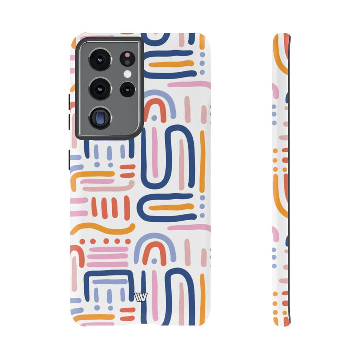 MEMPHIS BOLD LINES | Tough Phone Case