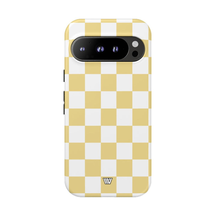 BANANA YELLOW CHECKERBOARD | Tough Phone Case